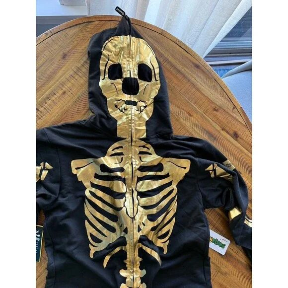 Tipsy Elves Gold Skeleton Costume - Picture 8 of 12